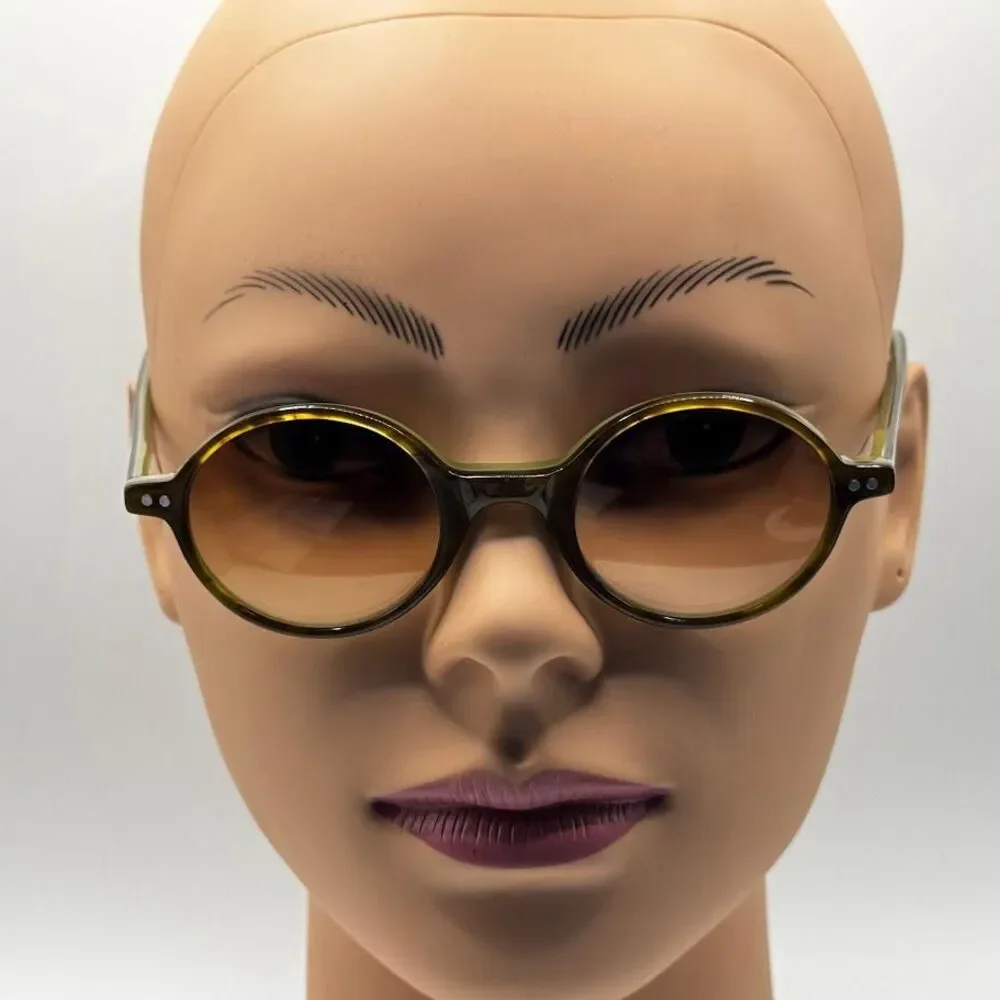 Vintage NOS Y2K Round Plastic Eyeglass Frames with New Non-RX Sun Lenses | LeGre